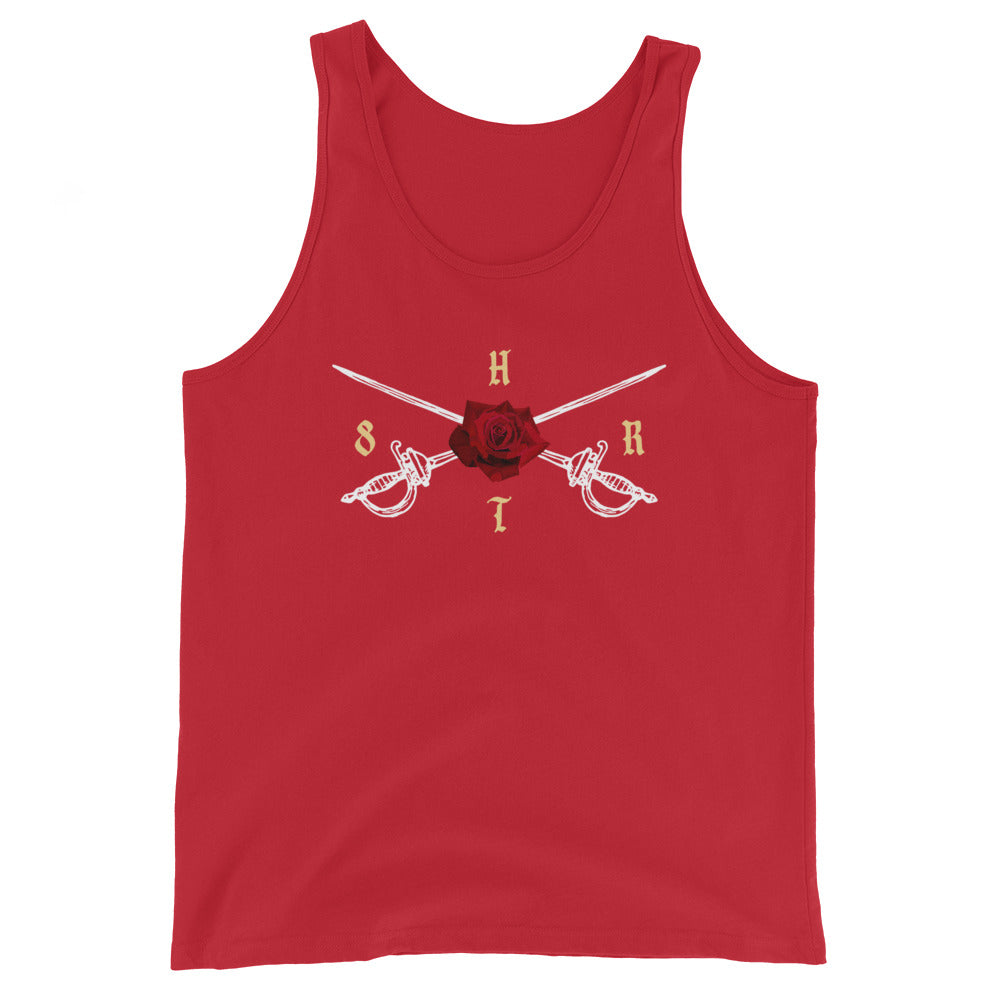 H8TR Crossed Swords Unisex Tank Top