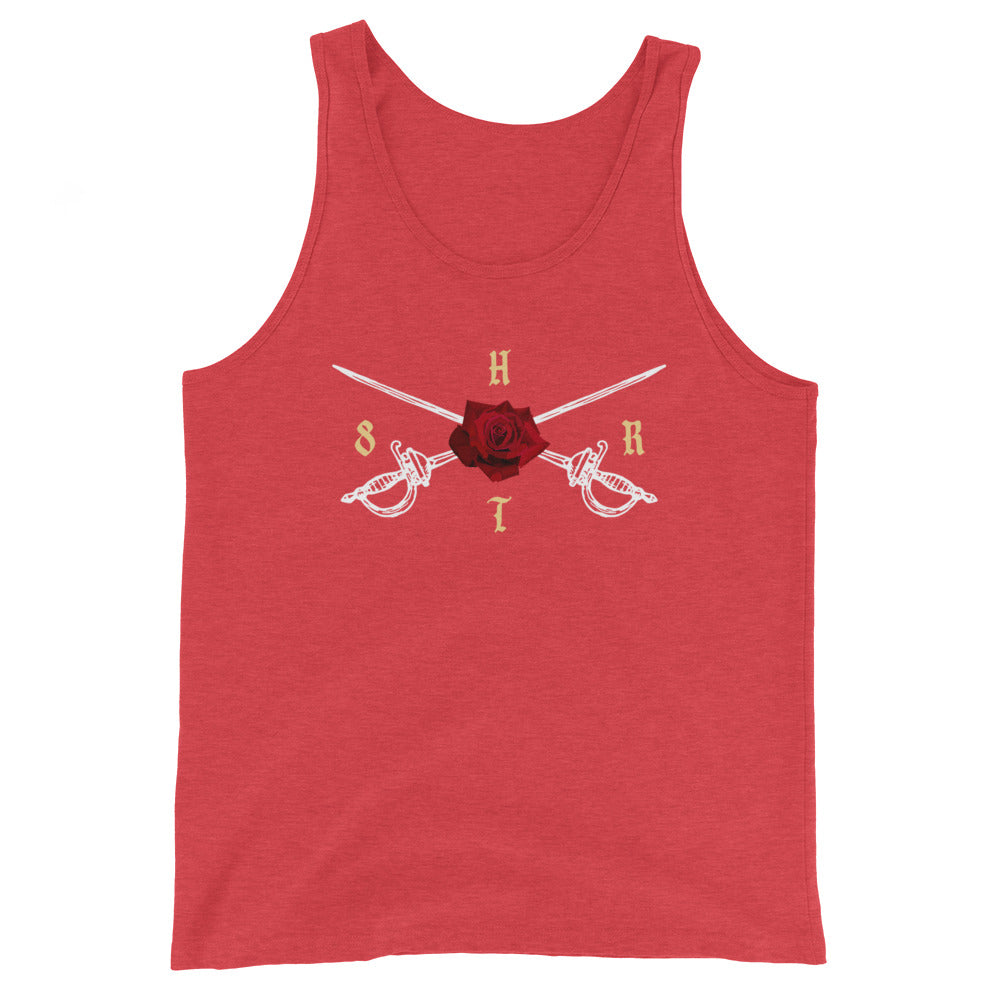 H8TR Crossed Swords Unisex Tank Top