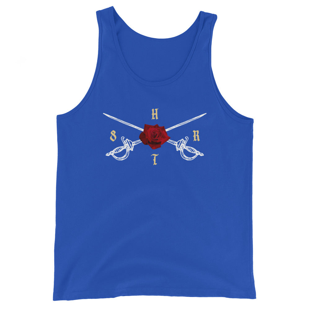 H8TR Crossed Swords Unisex Tank Top