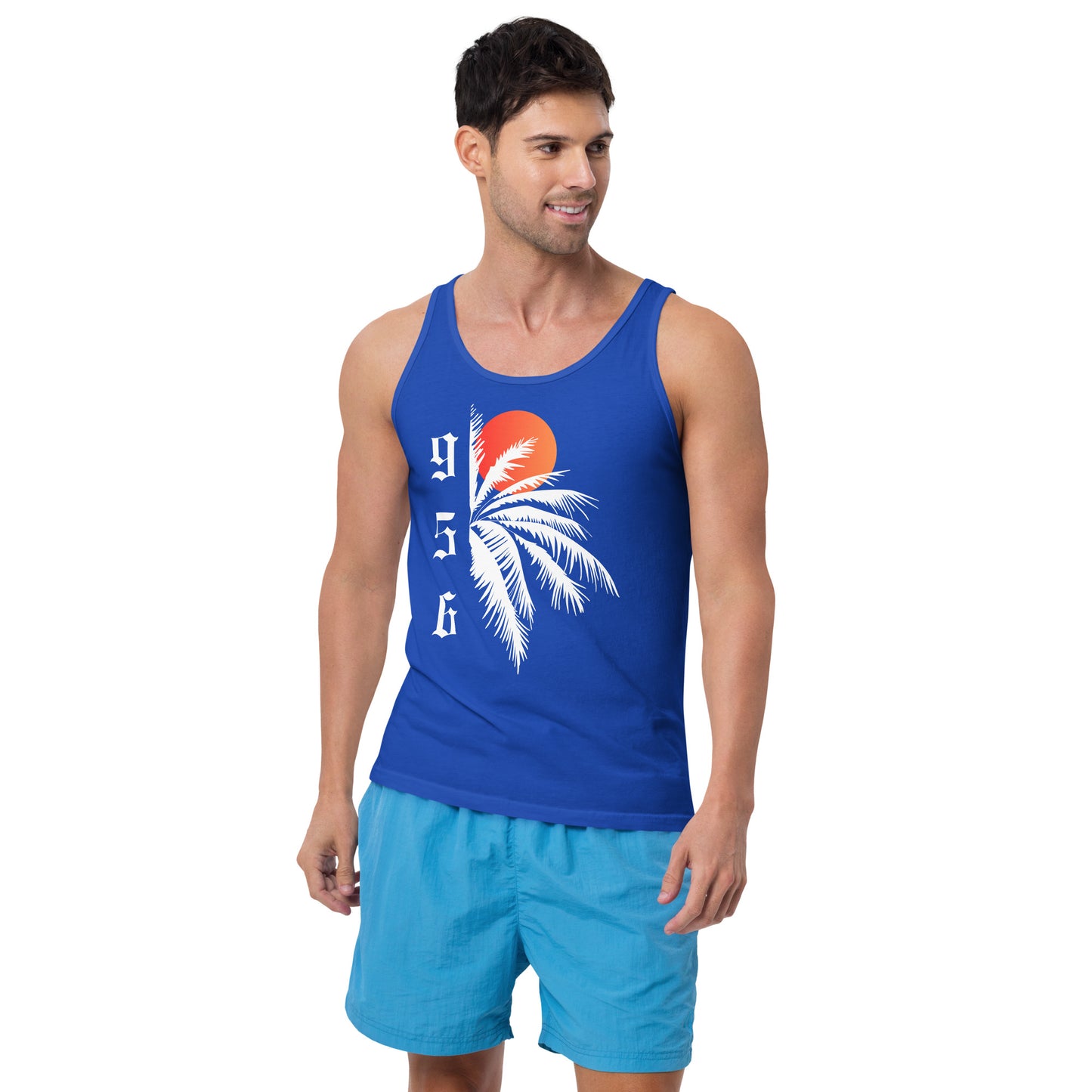 RGV 956 Palm Tree Sun Unisex Tank Top