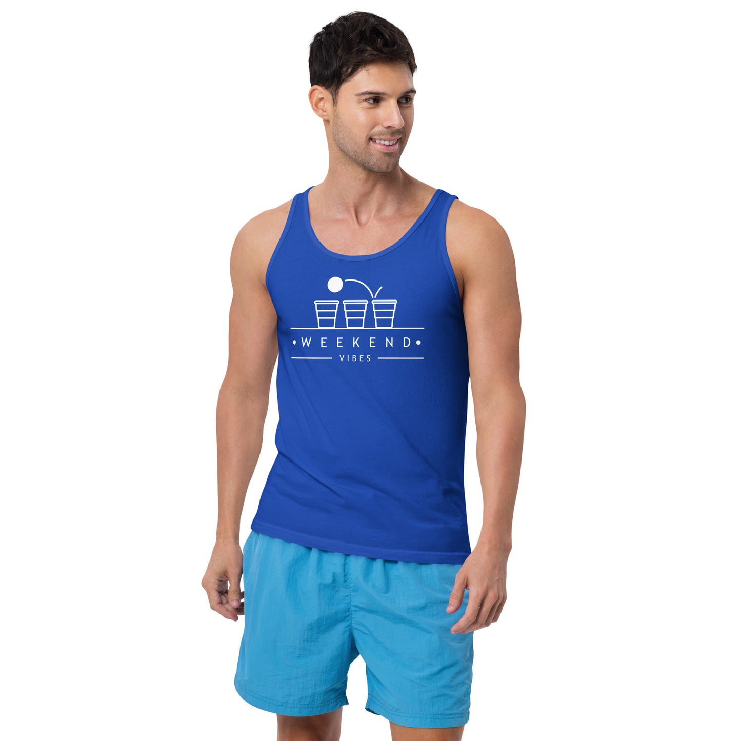 Beer Pong Weekend Vibes Unisex Tank Top