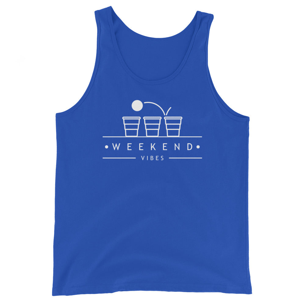 Beer Pong Weekend Vibes Unisex Tank Top