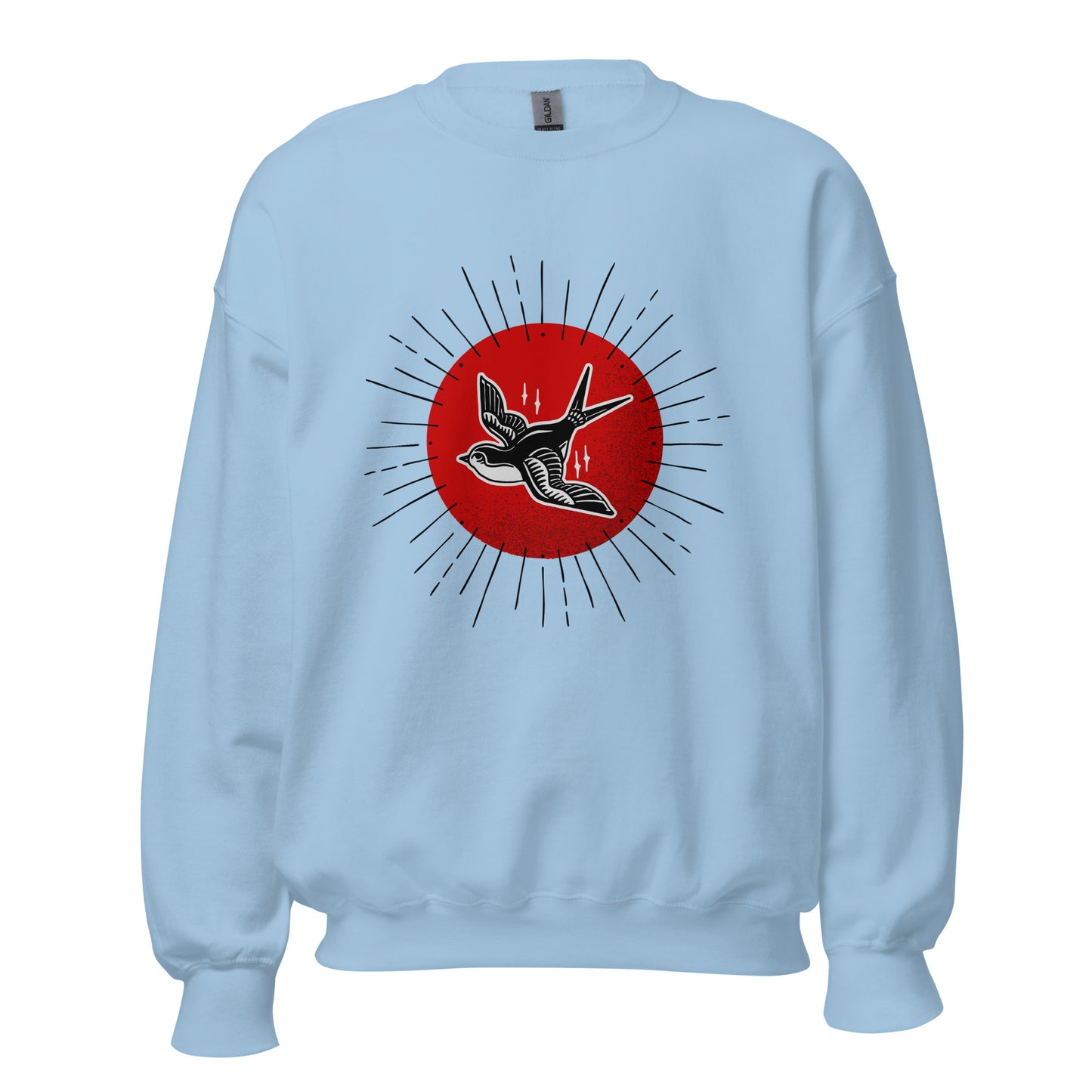 Red Sun Sparrow Unisex Sweatshirt