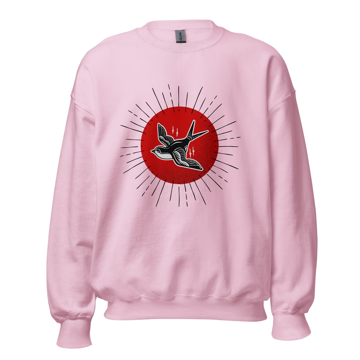 Red Sun Sparrow Unisex Sweatshirt