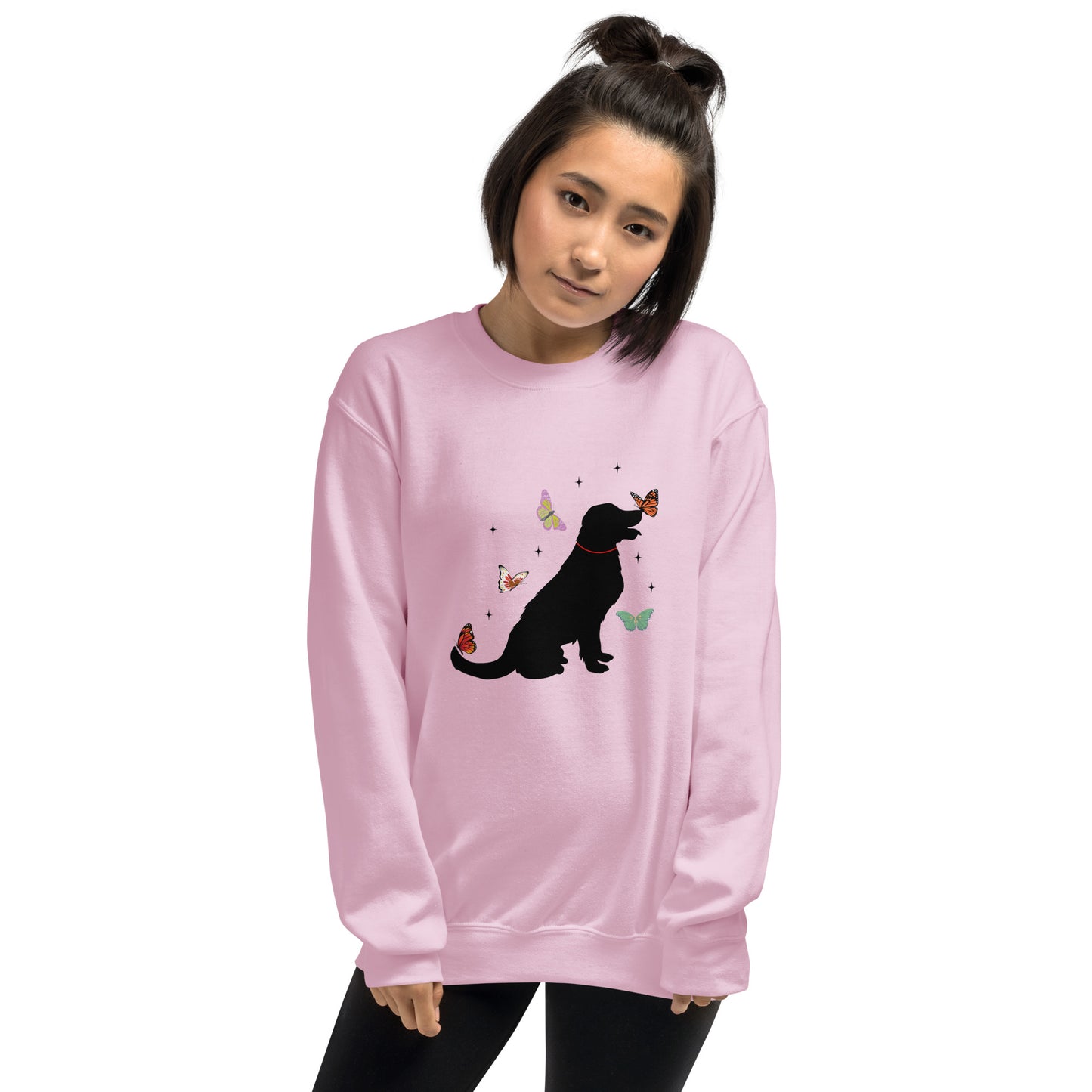 Lovely Labrador Butterflies Unisex Sweatshirt