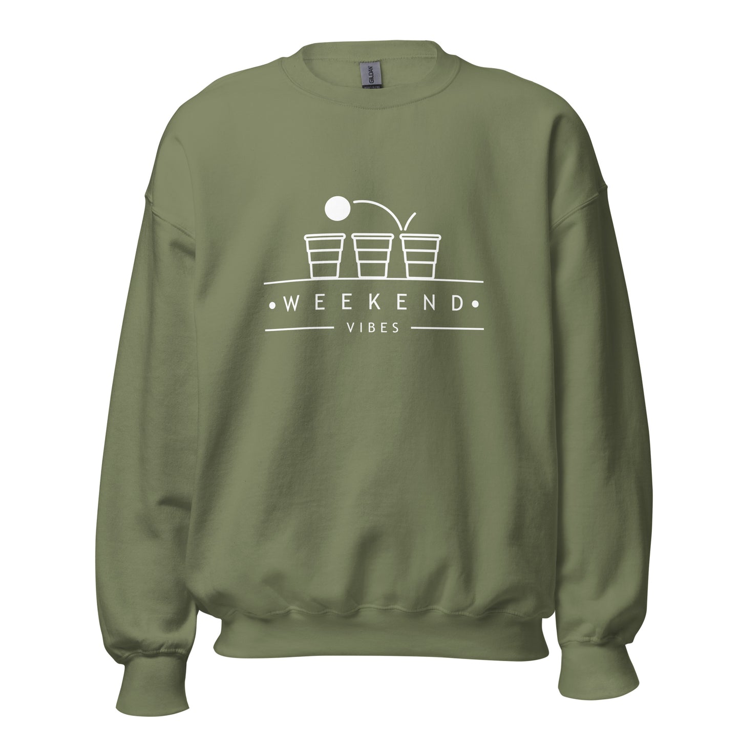Weekend Vibes Beer Pong Unisex Sweatshirt