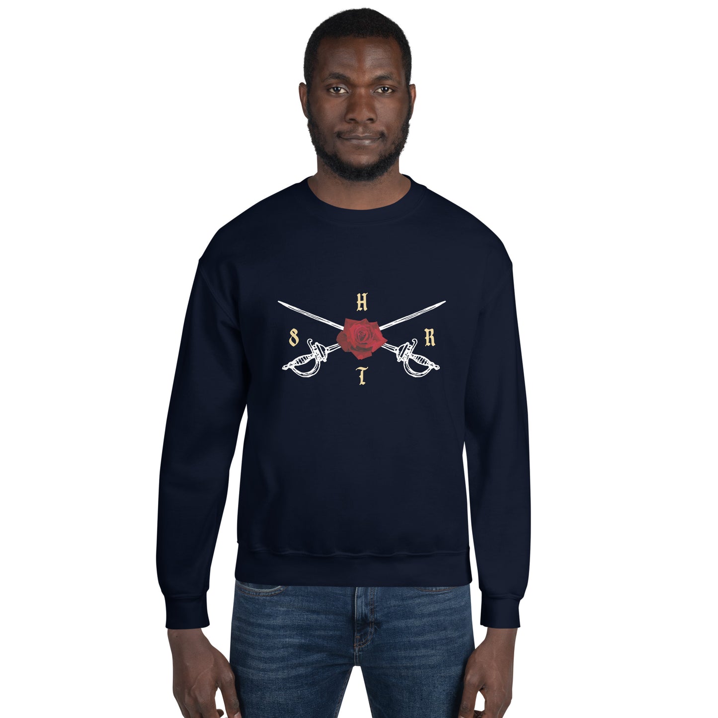 H8TR Crossed Swords Unisex Sweatshirt