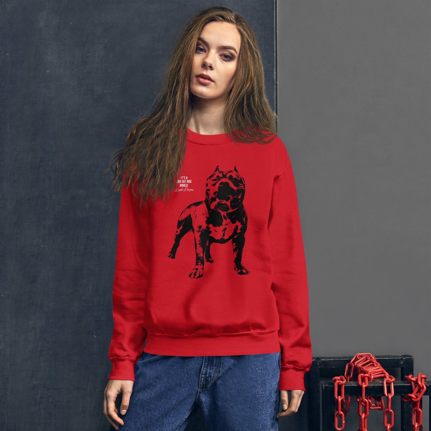 Dog Eat Dog World Unisex Sweatshirt