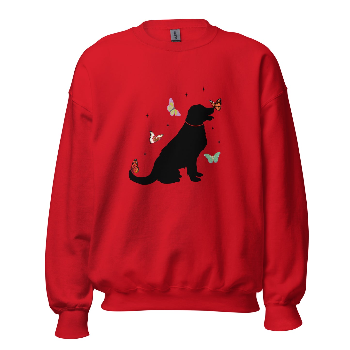 Lovely Labrador Butterflies Unisex Sweatshirt
