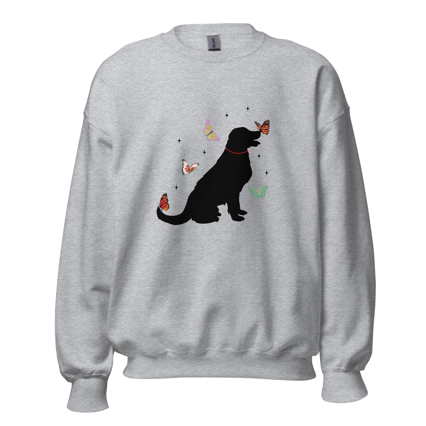 Lovely Labrador Butterflies Unisex Sweatshirt