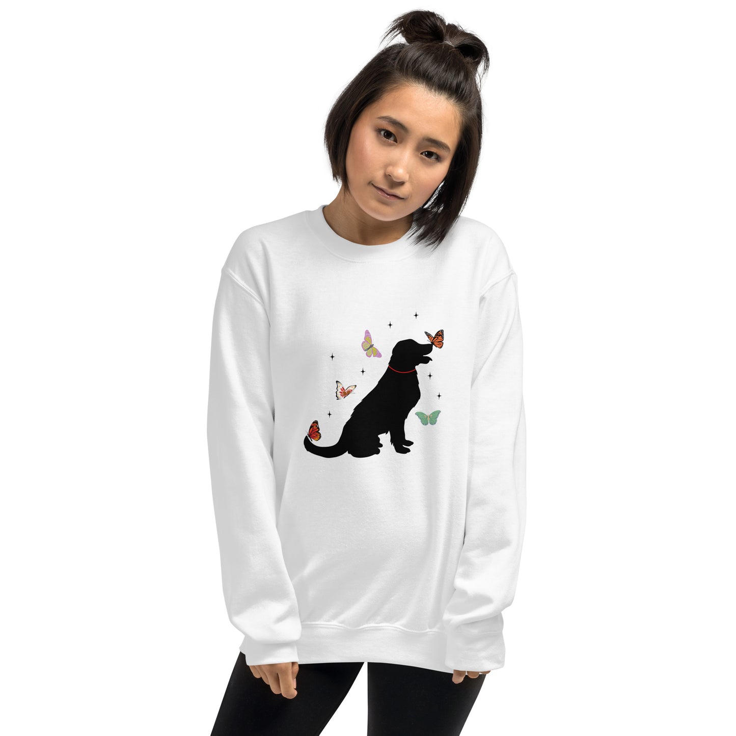 Lovely Labrador Butterflies Unisex Sweatshirt