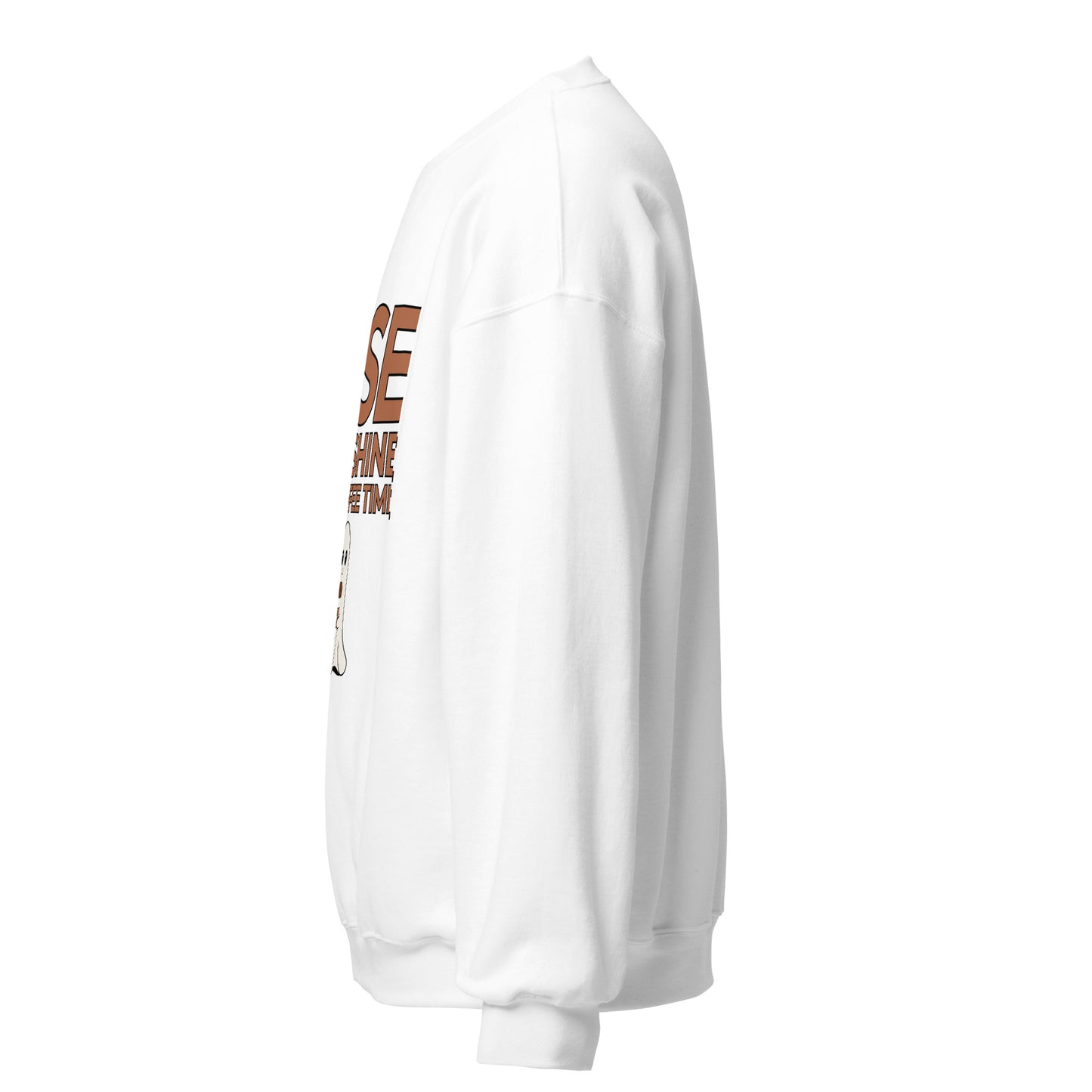 Rise and Shine It's Coffee Time Boo Unisex Sweatshirt