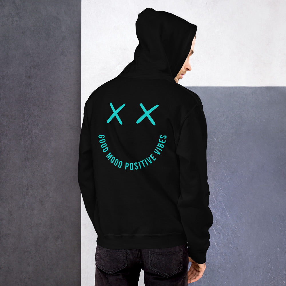 Good Mood Positive Vibes smiley Unisex Hoodie