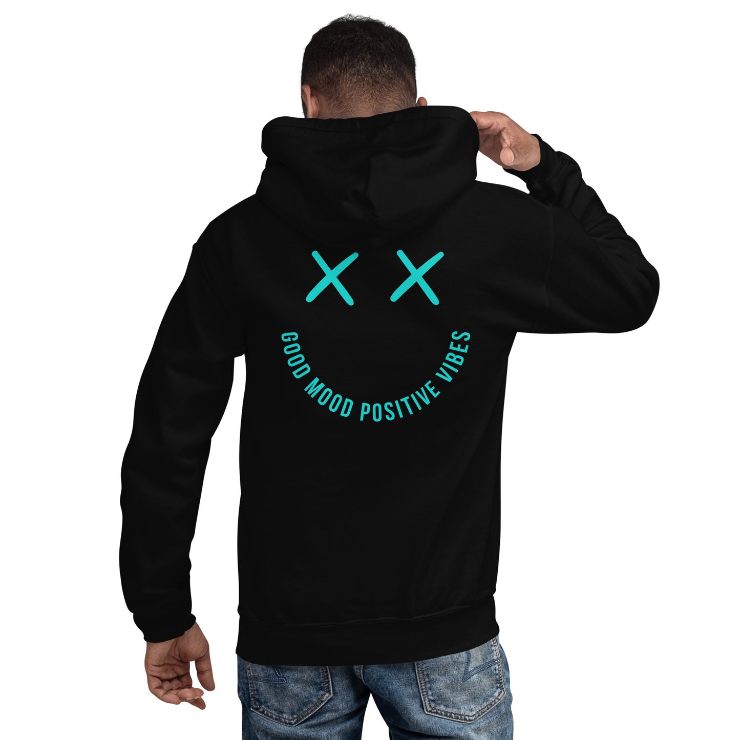 Good Mood Positive Vibes smiley Unisex Hoodie