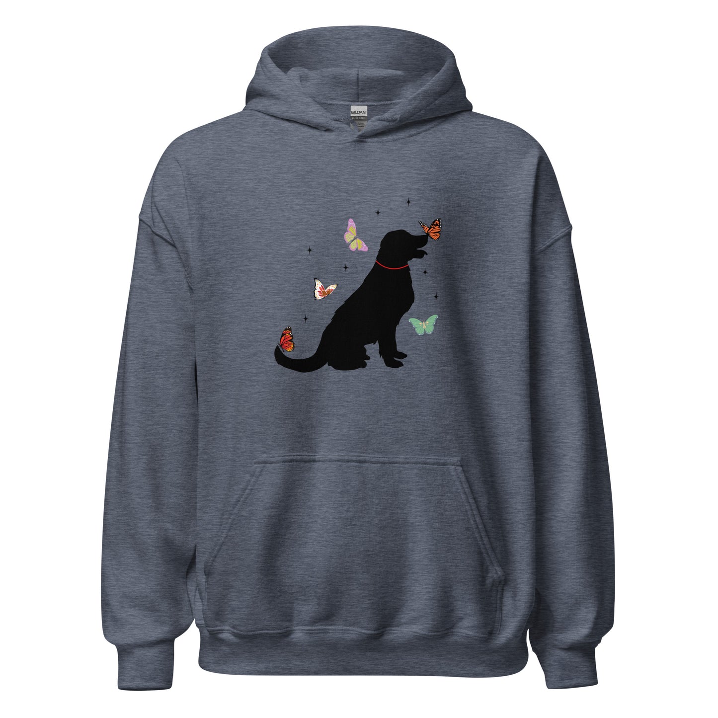Lovely Labrador Butterflies Unisex Hoodie
