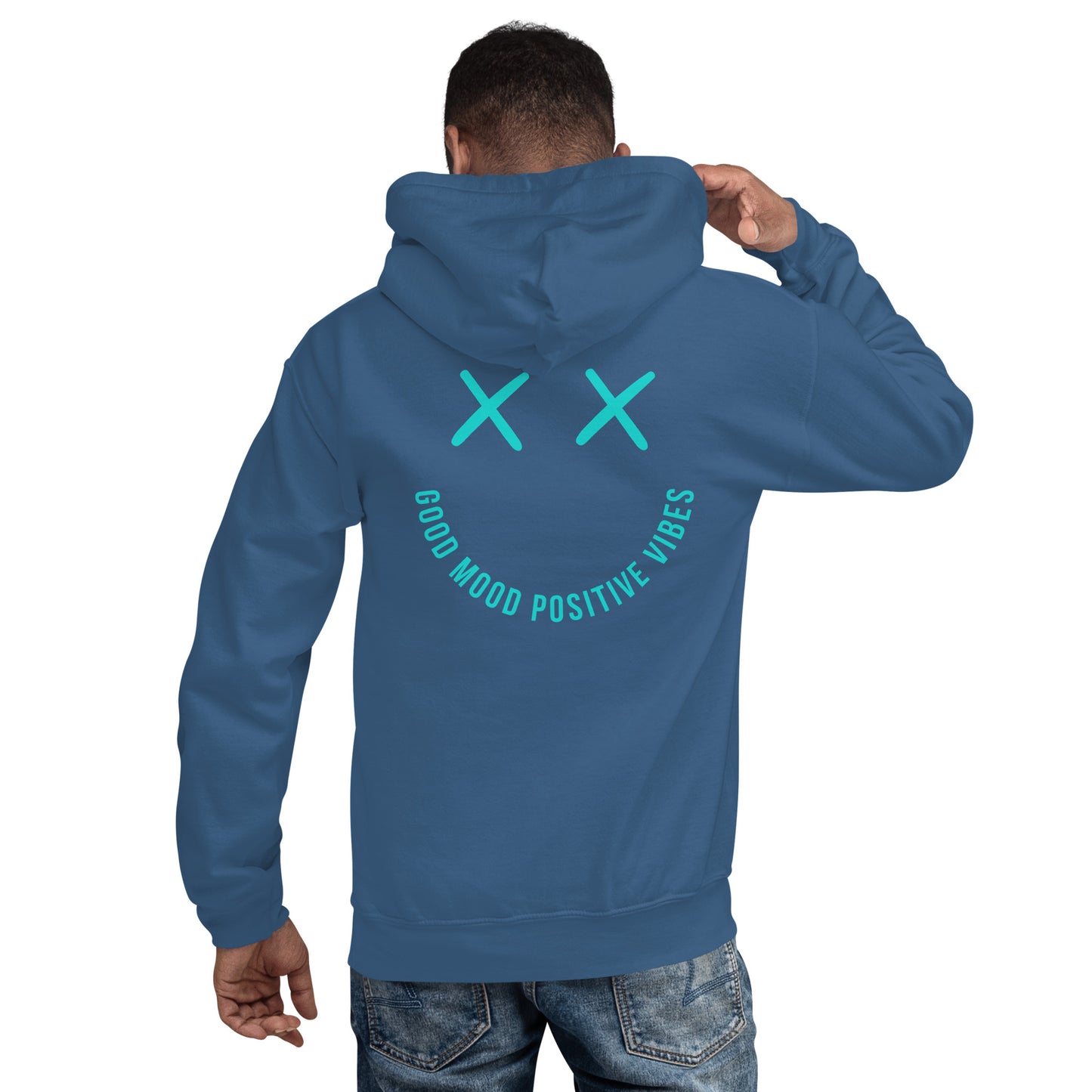 Good Mood Positive Vibes smiley Unisex Hoodie
