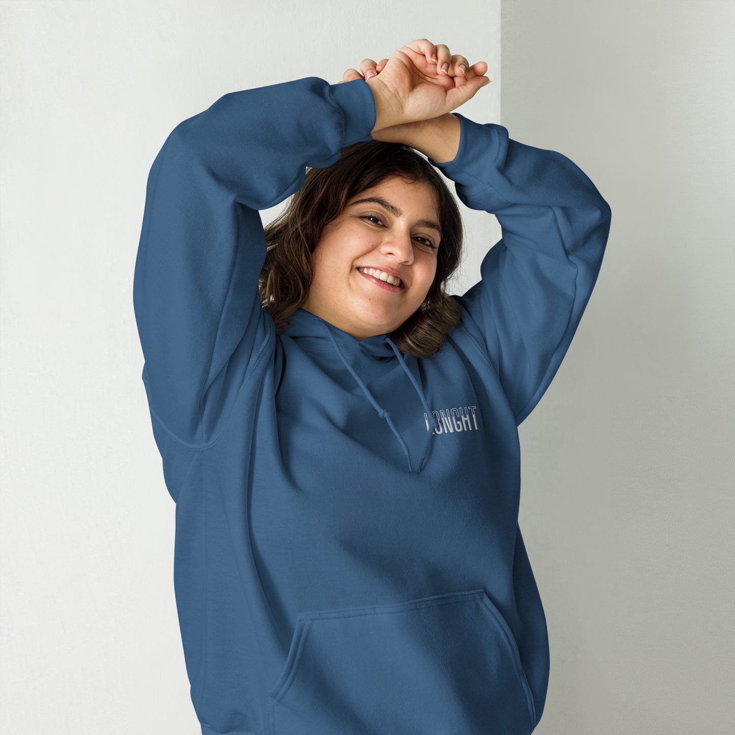 L8NGHT classic embroidered logo Unisex Hoodie