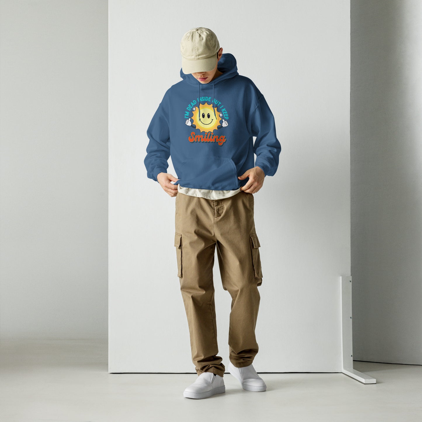 Dead Inside But I Keep Smiling Unisex Hoodie