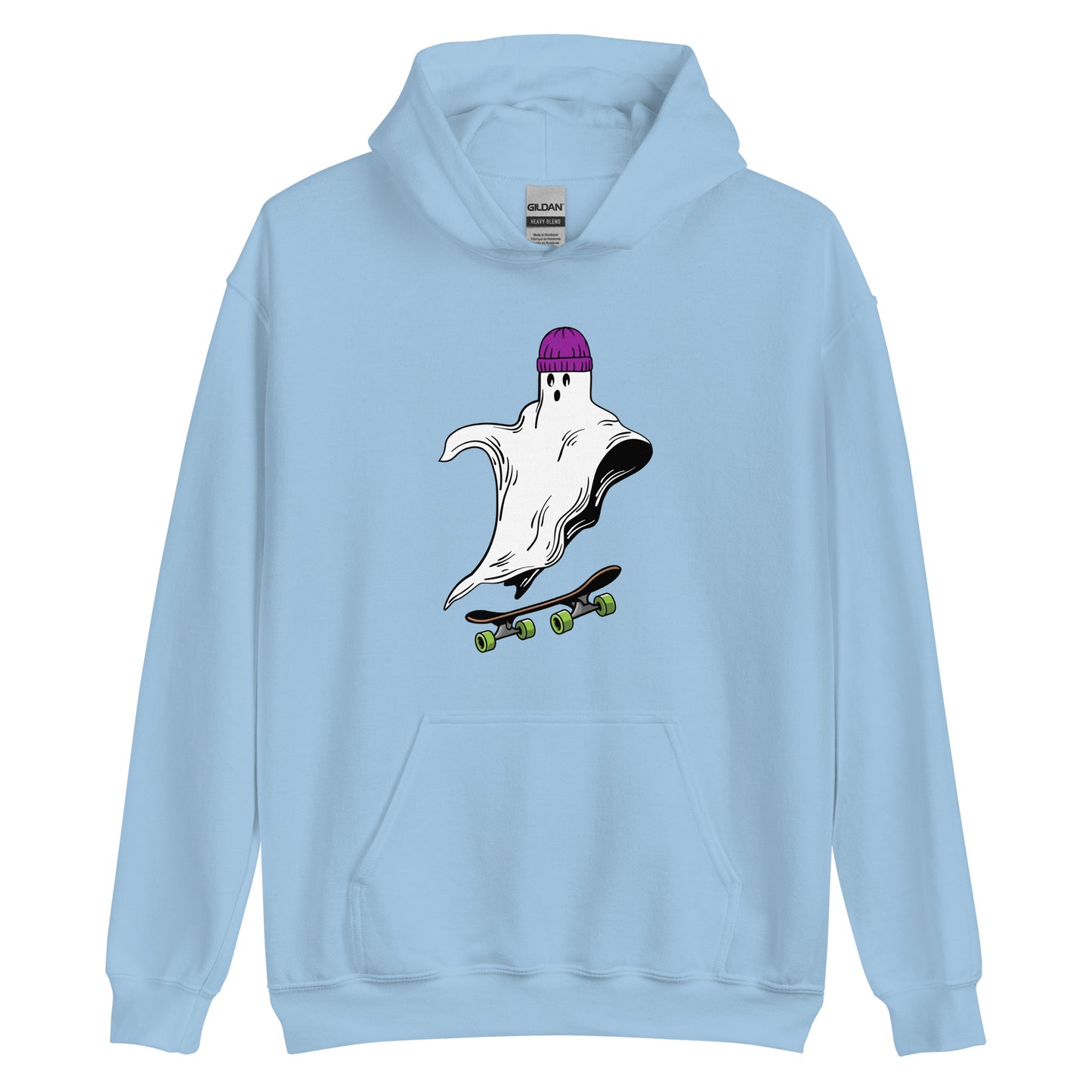 Skateboard Ghost Boo Unisex Hoodie