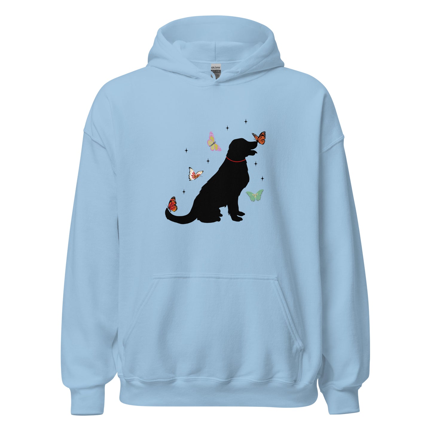 Lovely Labrador Butterflies Unisex Hoodie
