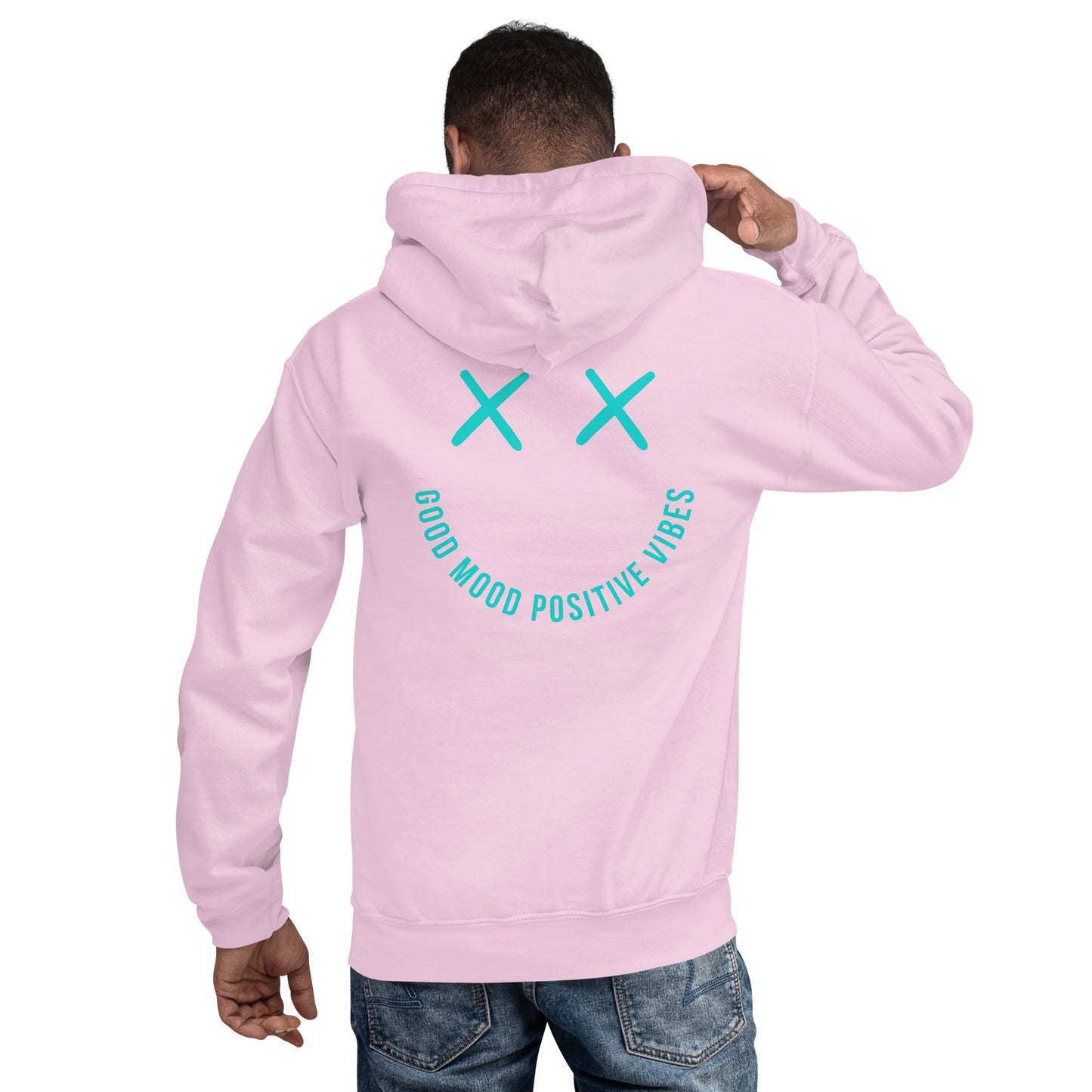 Good Mood Positive Vibes smiley Unisex Hoodie