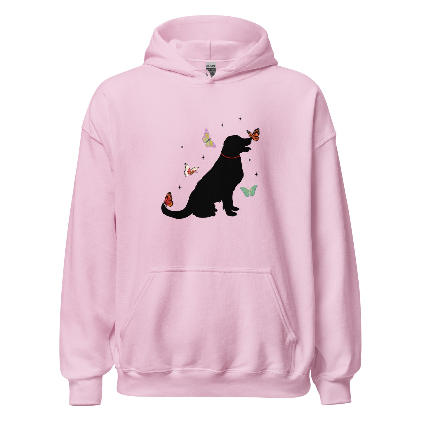 Lovely Labrador Butterflies Unisex Hoodie