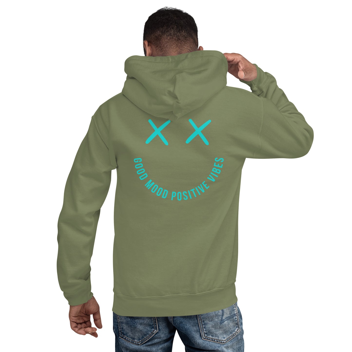 Good Mood Positive Vibes smiley Unisex Hoodie