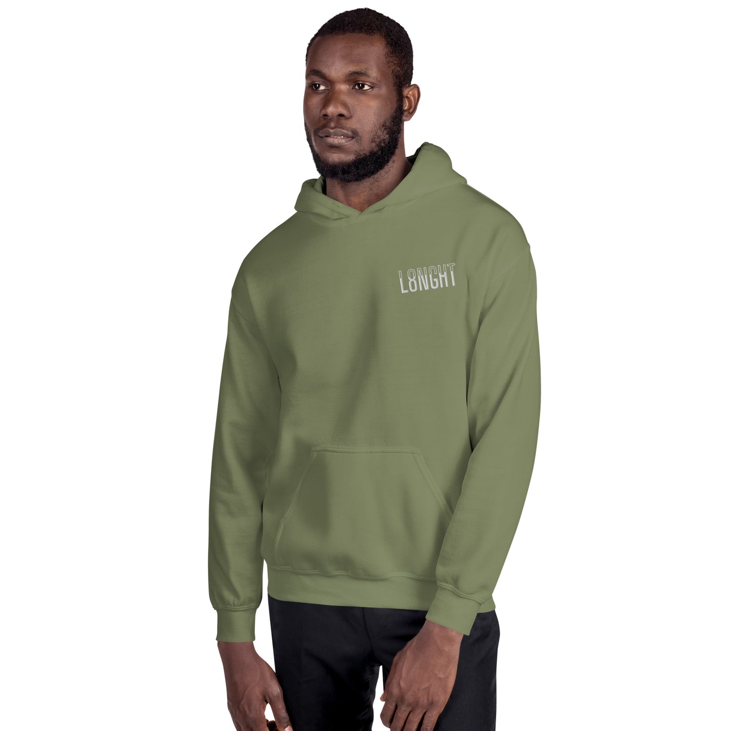 L8NGHT classic embroidered logo Unisex Hoodie