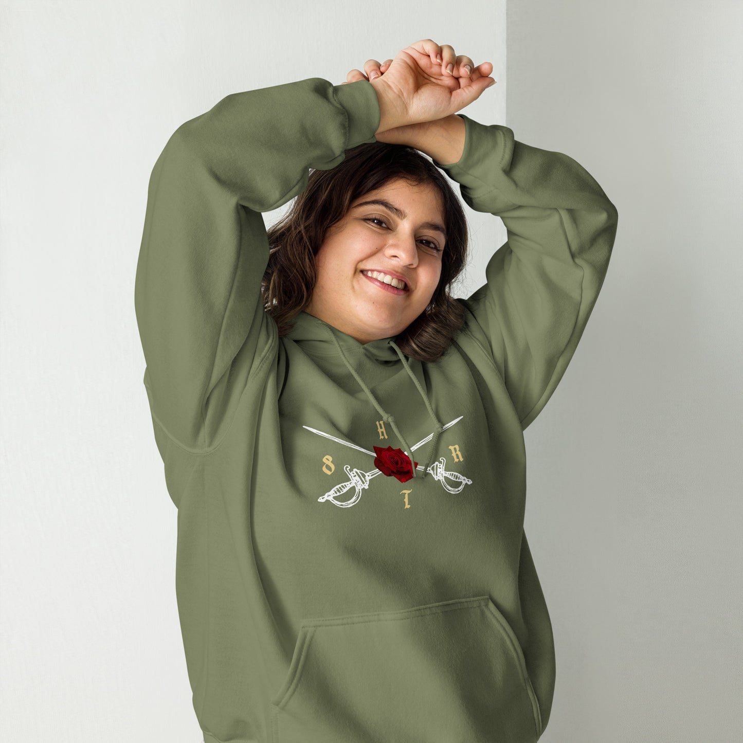 H8TR Crossed Swords Unisex Hoodie