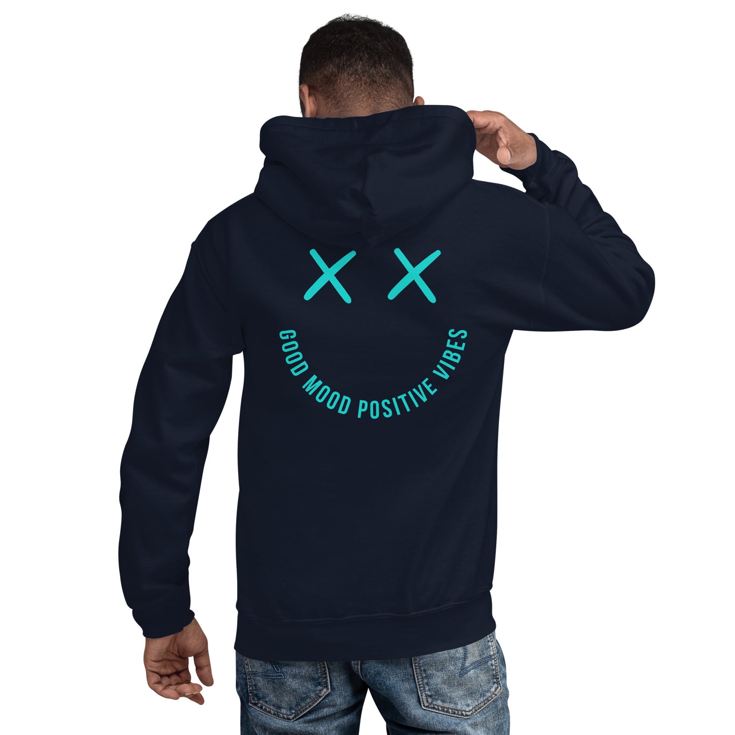 Good Mood Positive Vibes smiley Unisex Hoodie