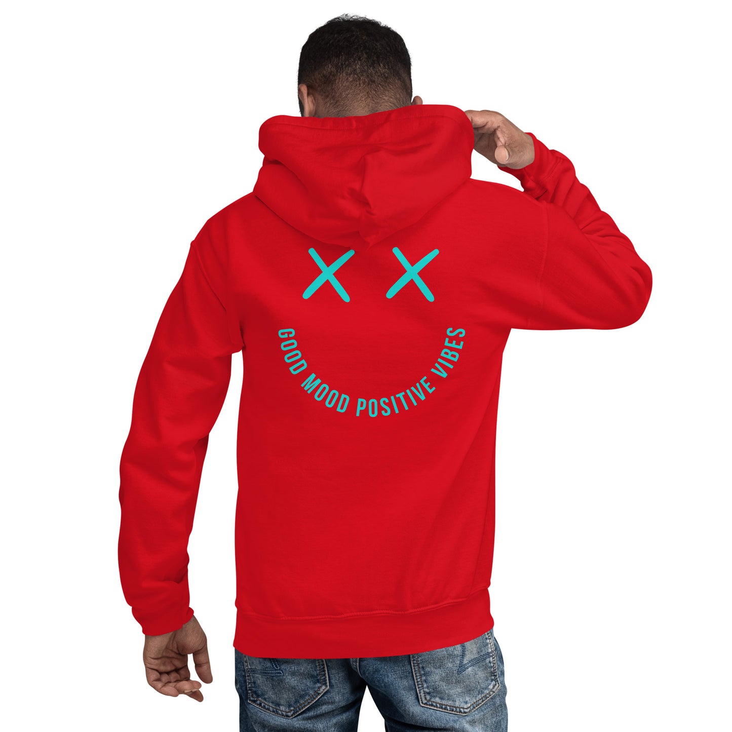 Good Mood Positive Vibes smiley Unisex Hoodie
