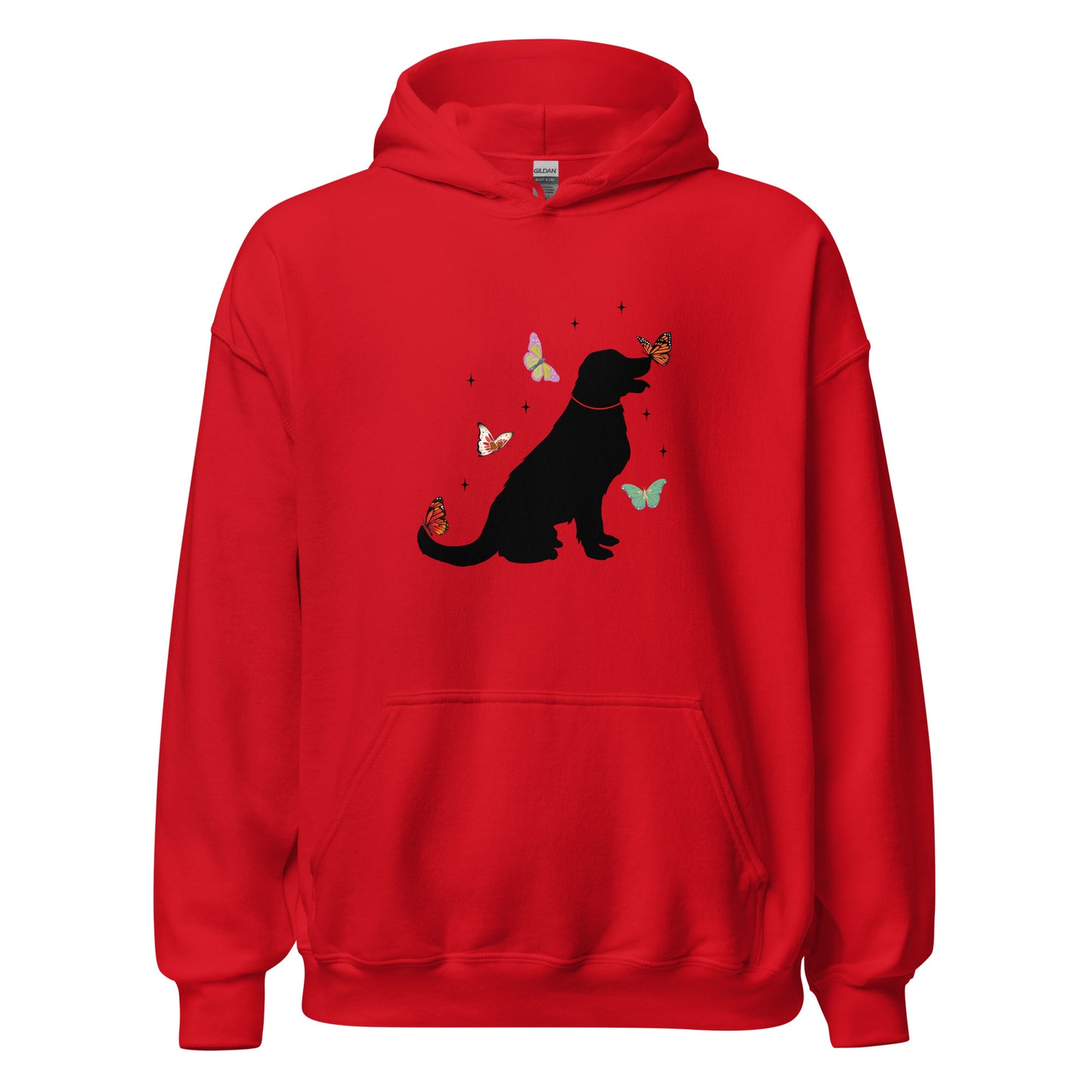 Lovely Labrador Butterflies Unisex Hoodie