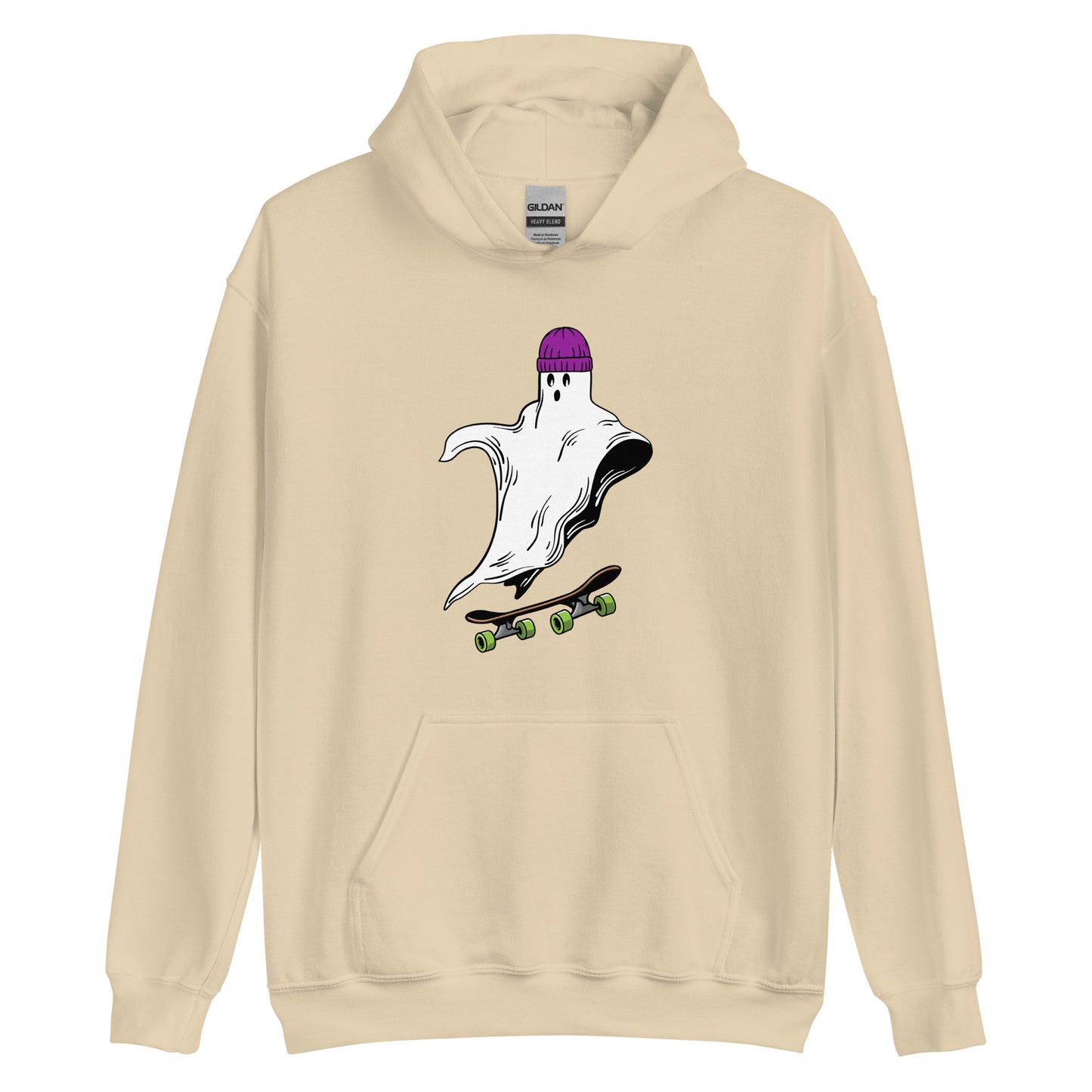 Skateboard Ghost Boo Unisex Hoodie