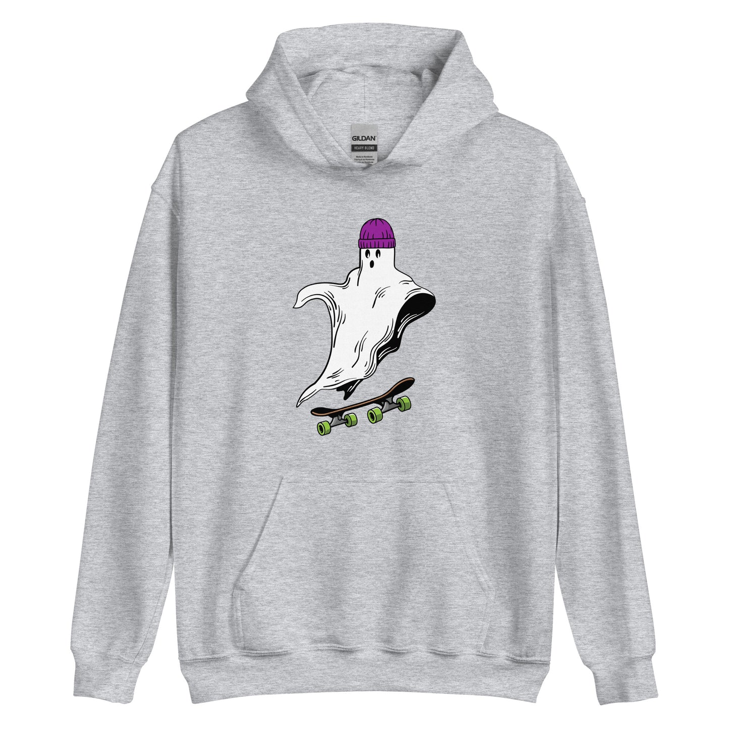 Skateboard Ghost Boo Unisex Hoodie