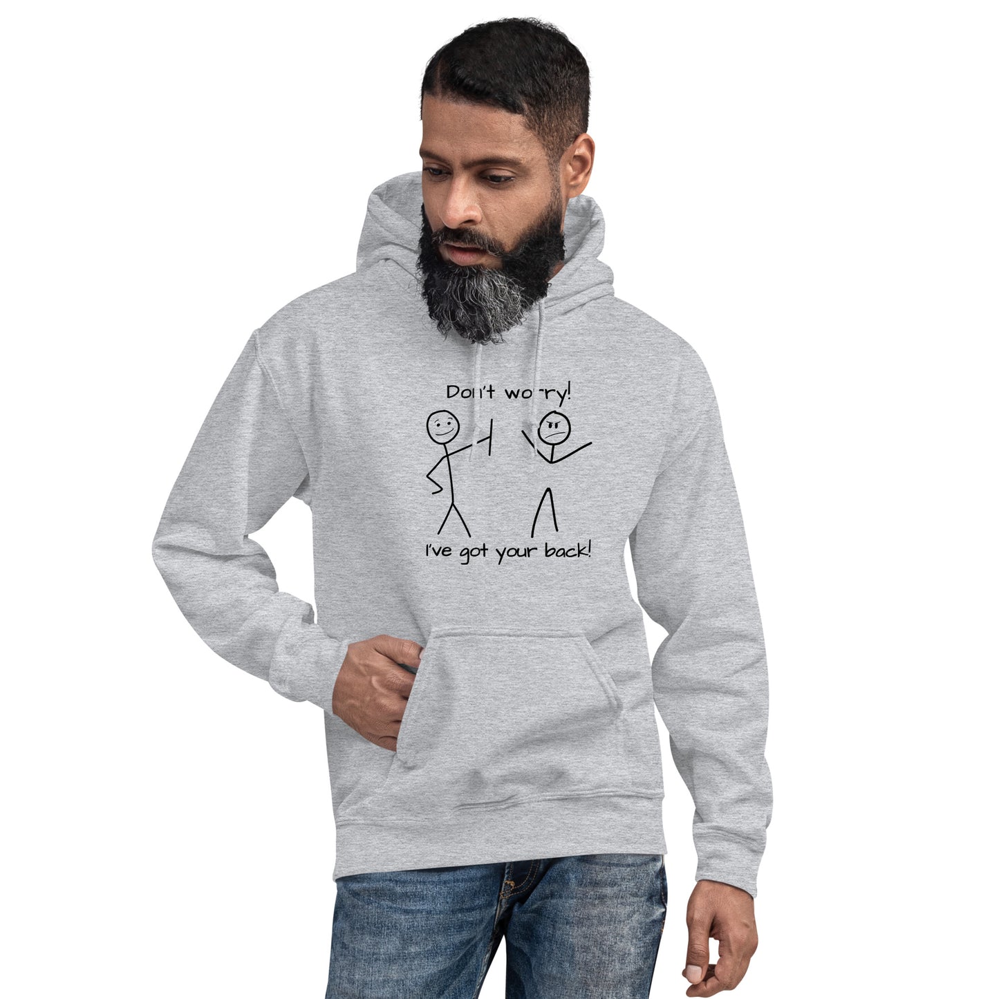 Don't worry. I've got your back! Unisex Hoodie