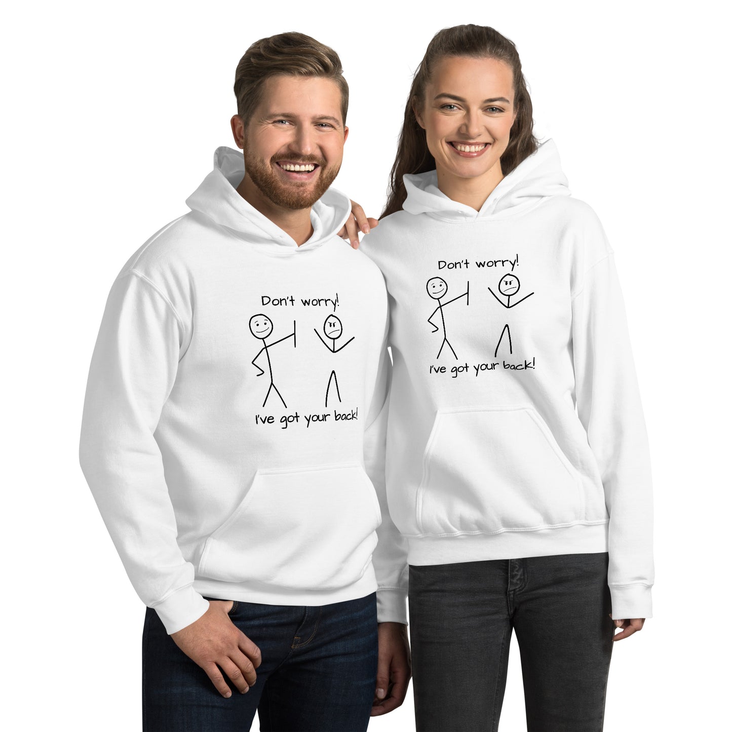 Don't worry. I've got your back! Unisex Hoodie