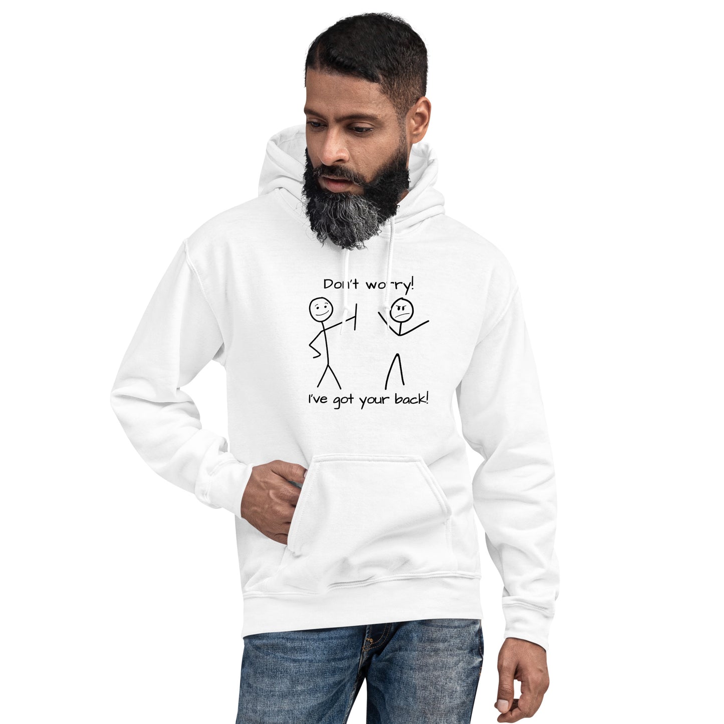 Don't worry. I've got your back! Unisex Hoodie