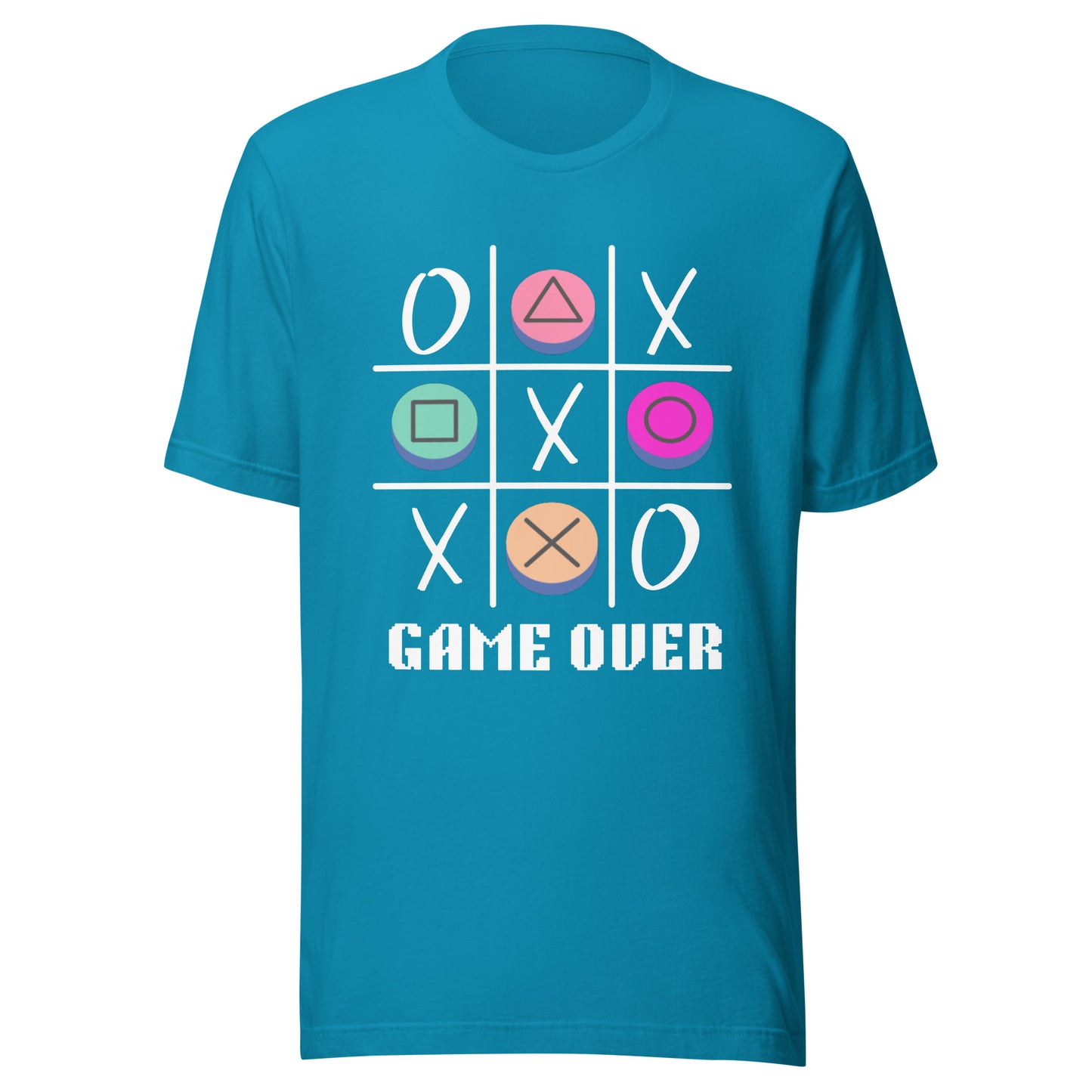 Game Over tic tac toe Unisex t-shirt