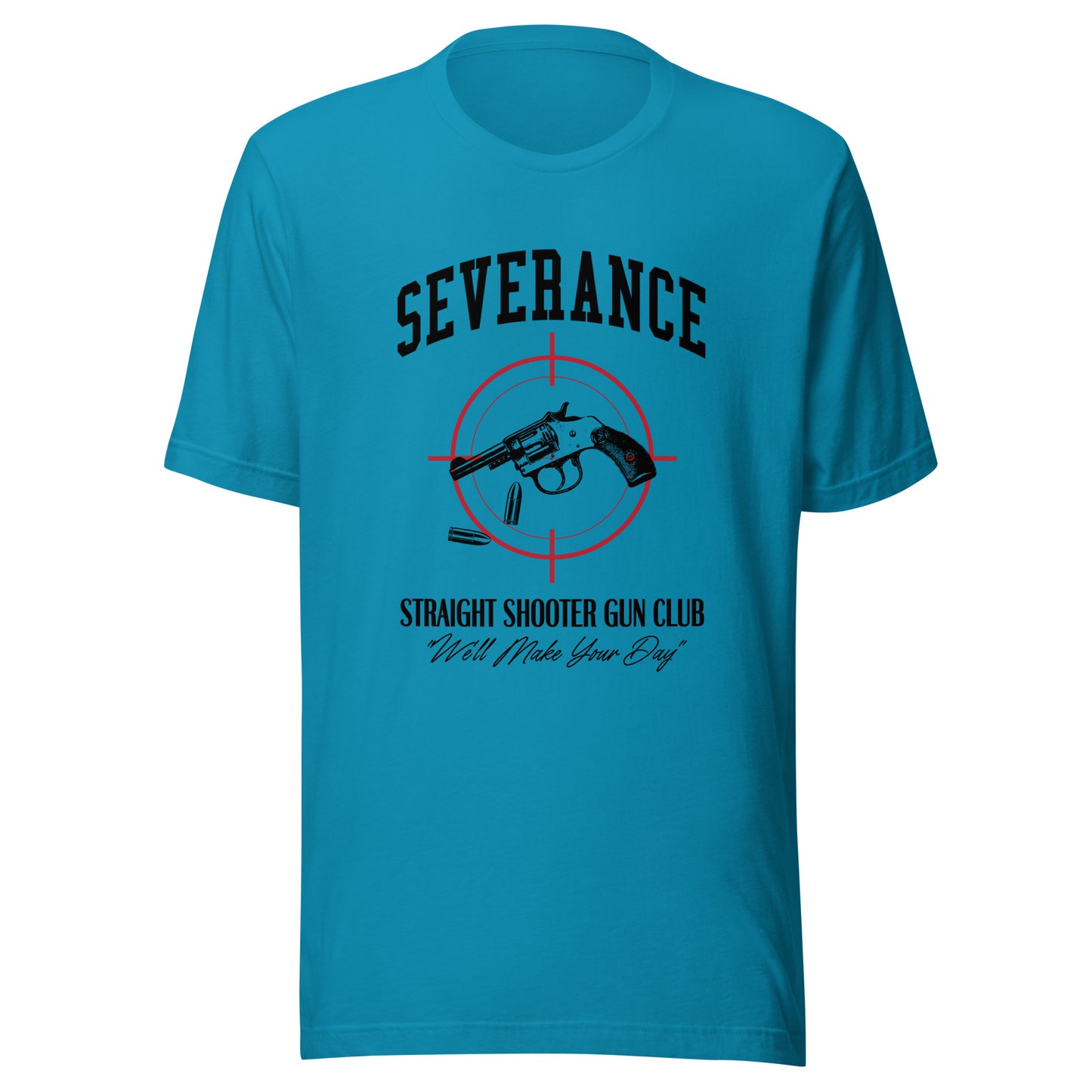 SEVERANCE Straight Shooter Gun Club Unisex t-shirt