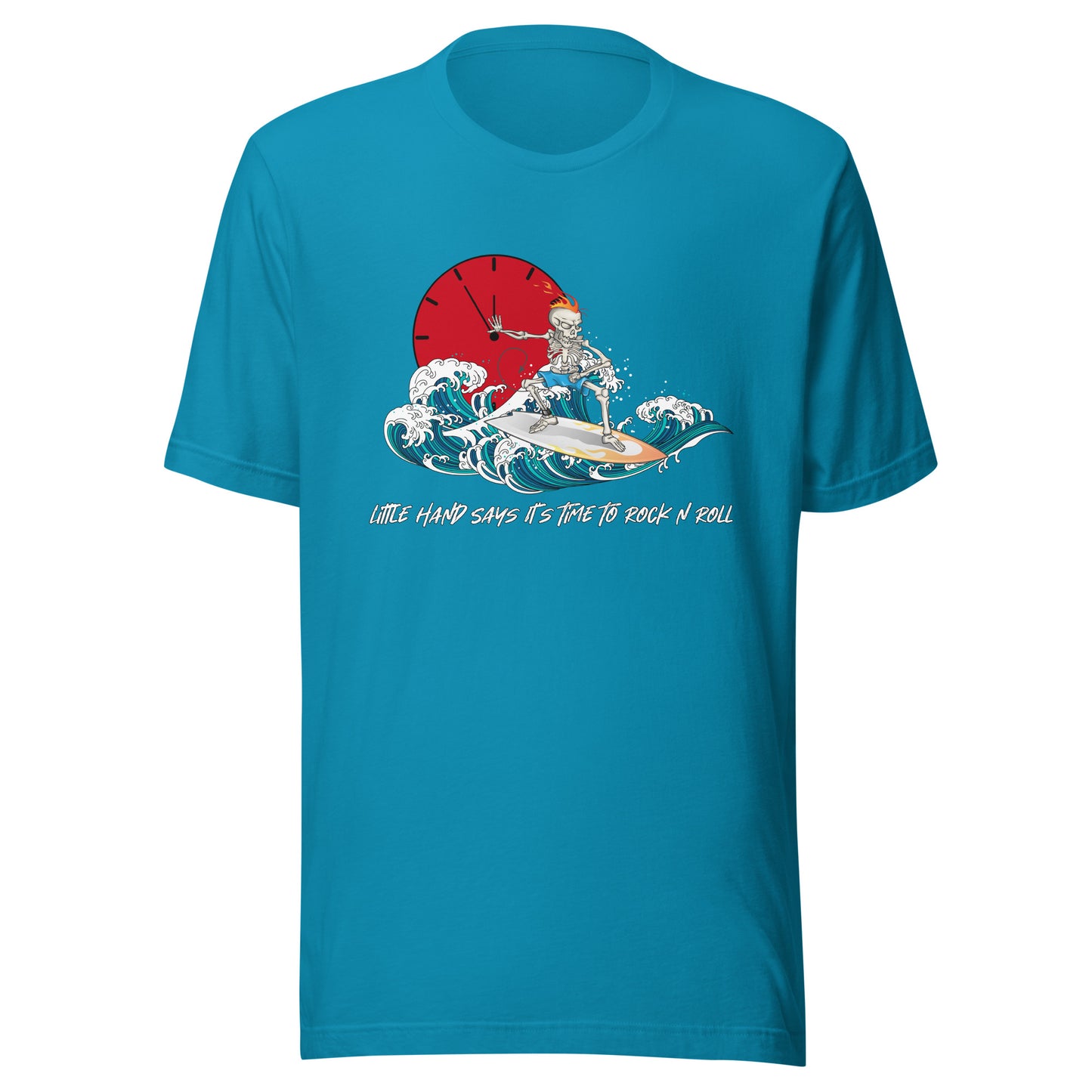 Little hand says it's time to Rock N Roll Unisex t-shirt