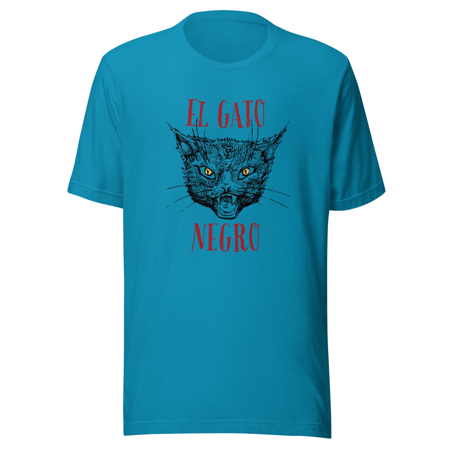 El Gato Negro illustration Unisex t-shirt