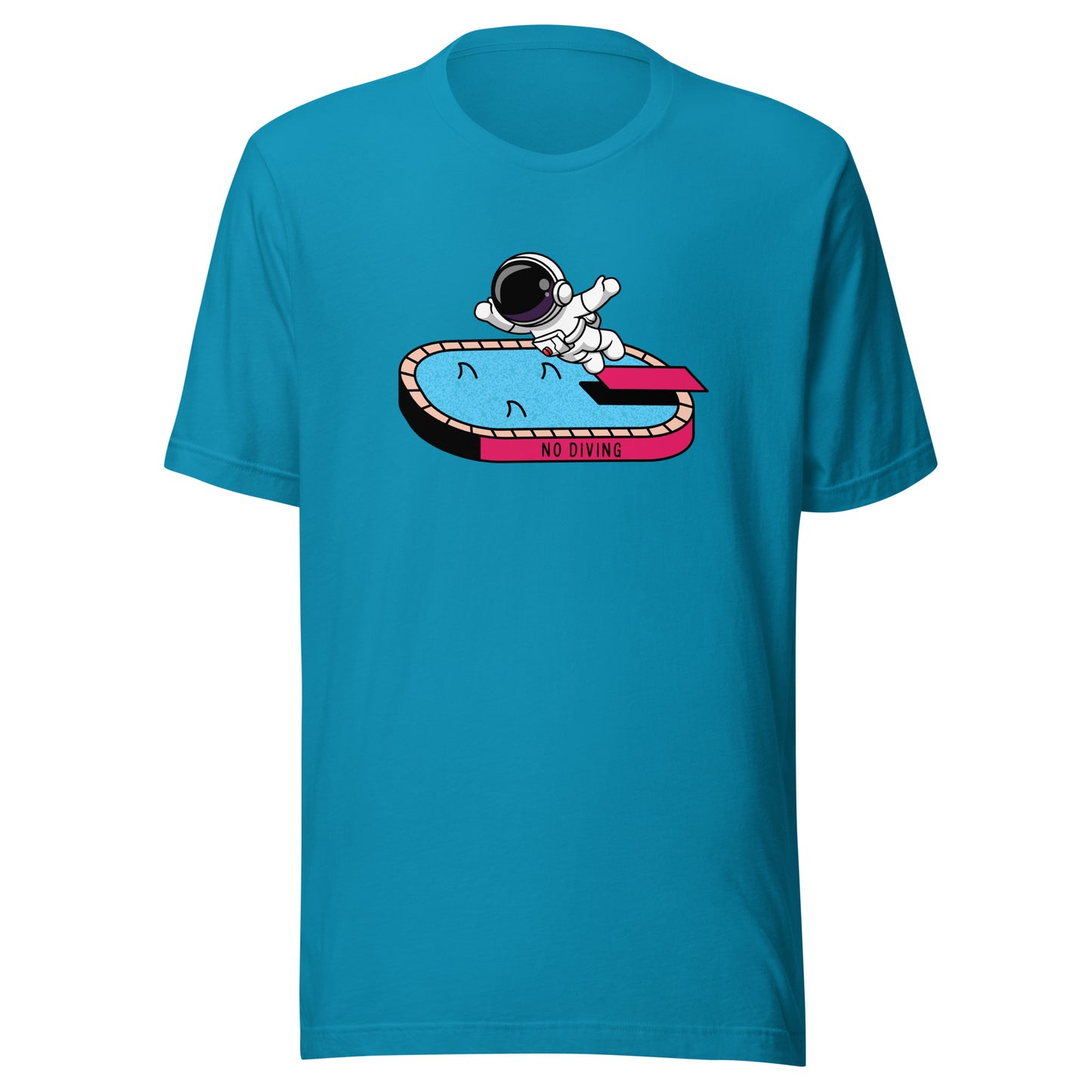 NO DIVING astronaut fun Unisex t-shirt