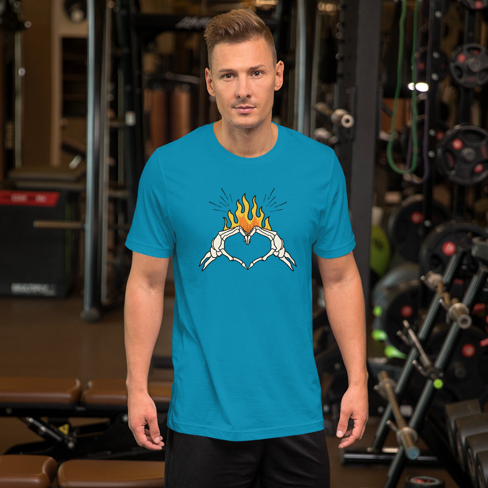 Eternal Flame of Love Unisex t-shirt
