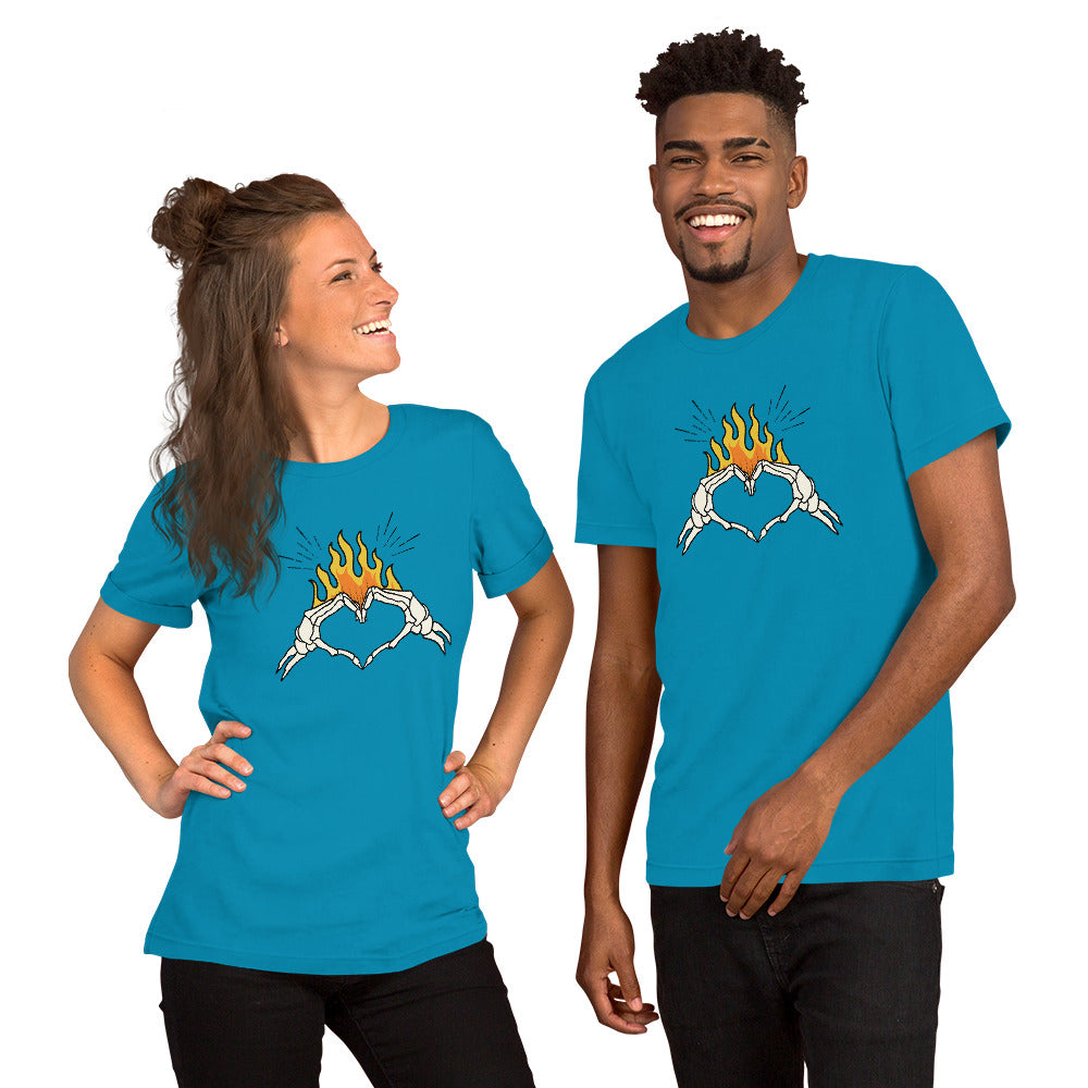 Eternal Flame of Love Unisex t-shirt