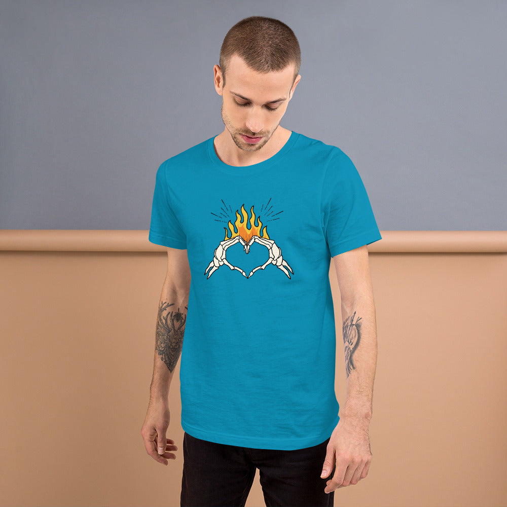 Eternal Flame of Love Unisex t-shirt