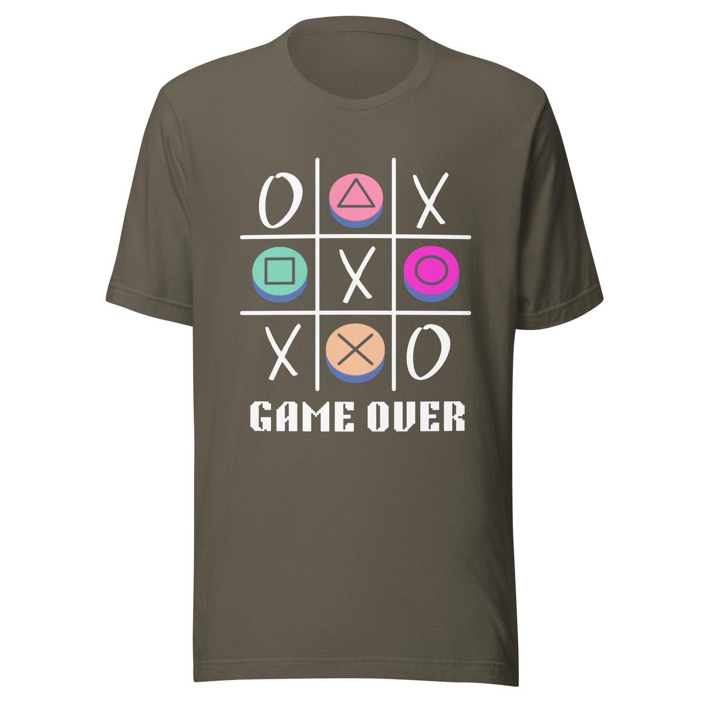 Game Over tic tac toe Unisex t-shirt
