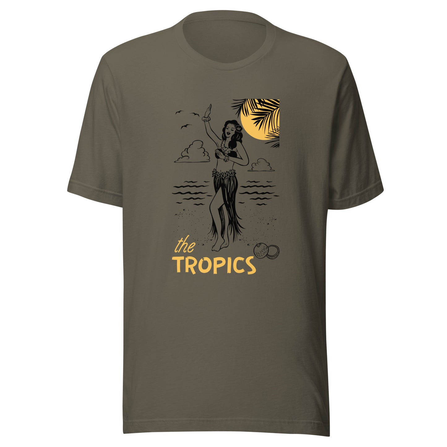 The TROPICS - Paradise Awaits Unisex t-shirt