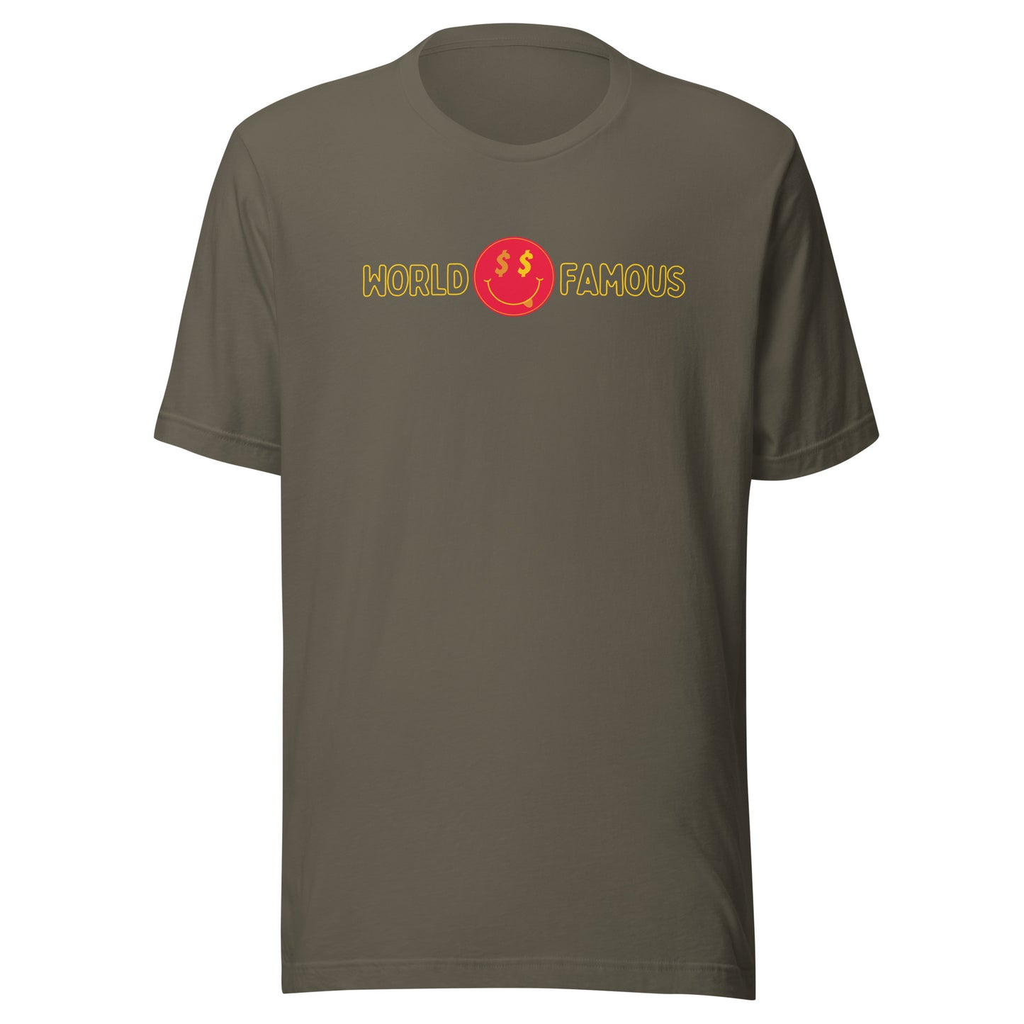 World Famous Smiley Unisex t-shirt