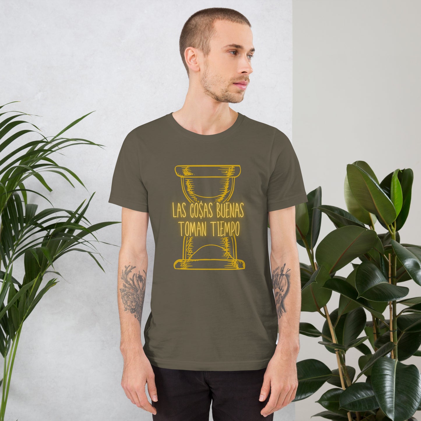 Las Cosas Buenas Toman Tiempo Unisex t-shirt