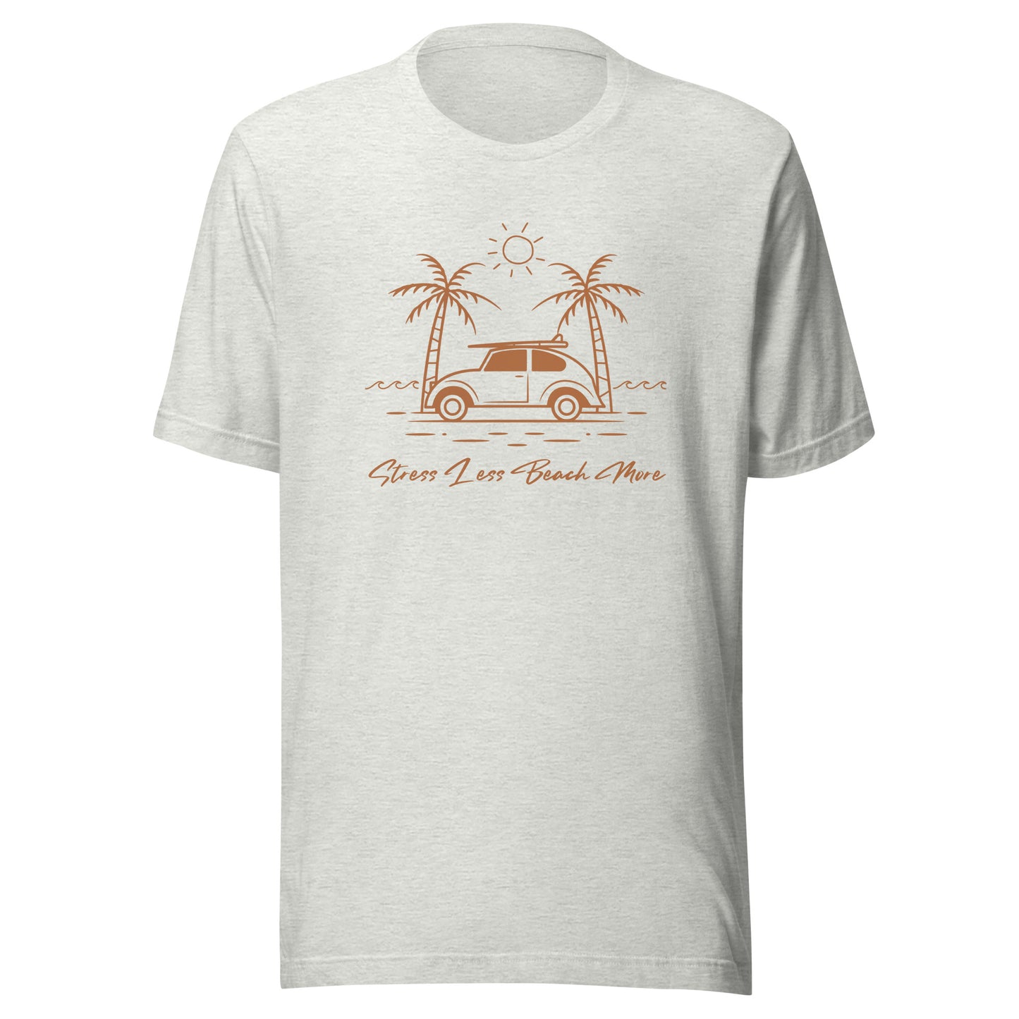 Stress Less Beach More Unisex t-shirt